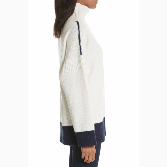 NWT Rag Bone Aubree Cashmere Funnel Neck Sweater - Picture 2 of 5